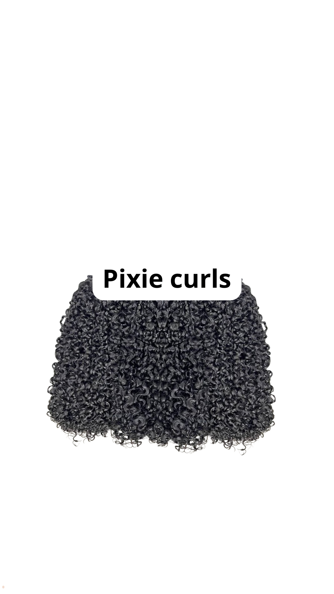 Pixie curly bundles